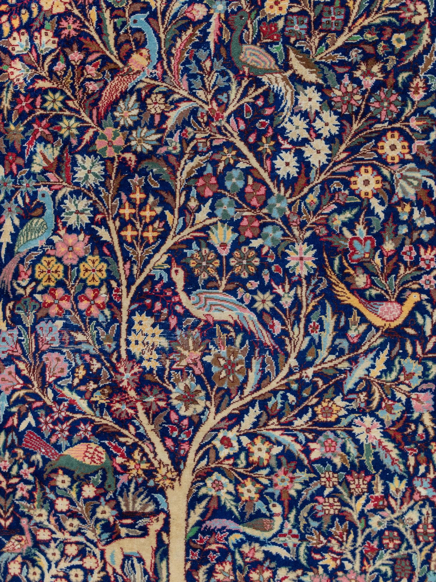 An Isfahan or Kirman Wool Rug