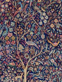 An Isfahan or Kirman Wool Rug