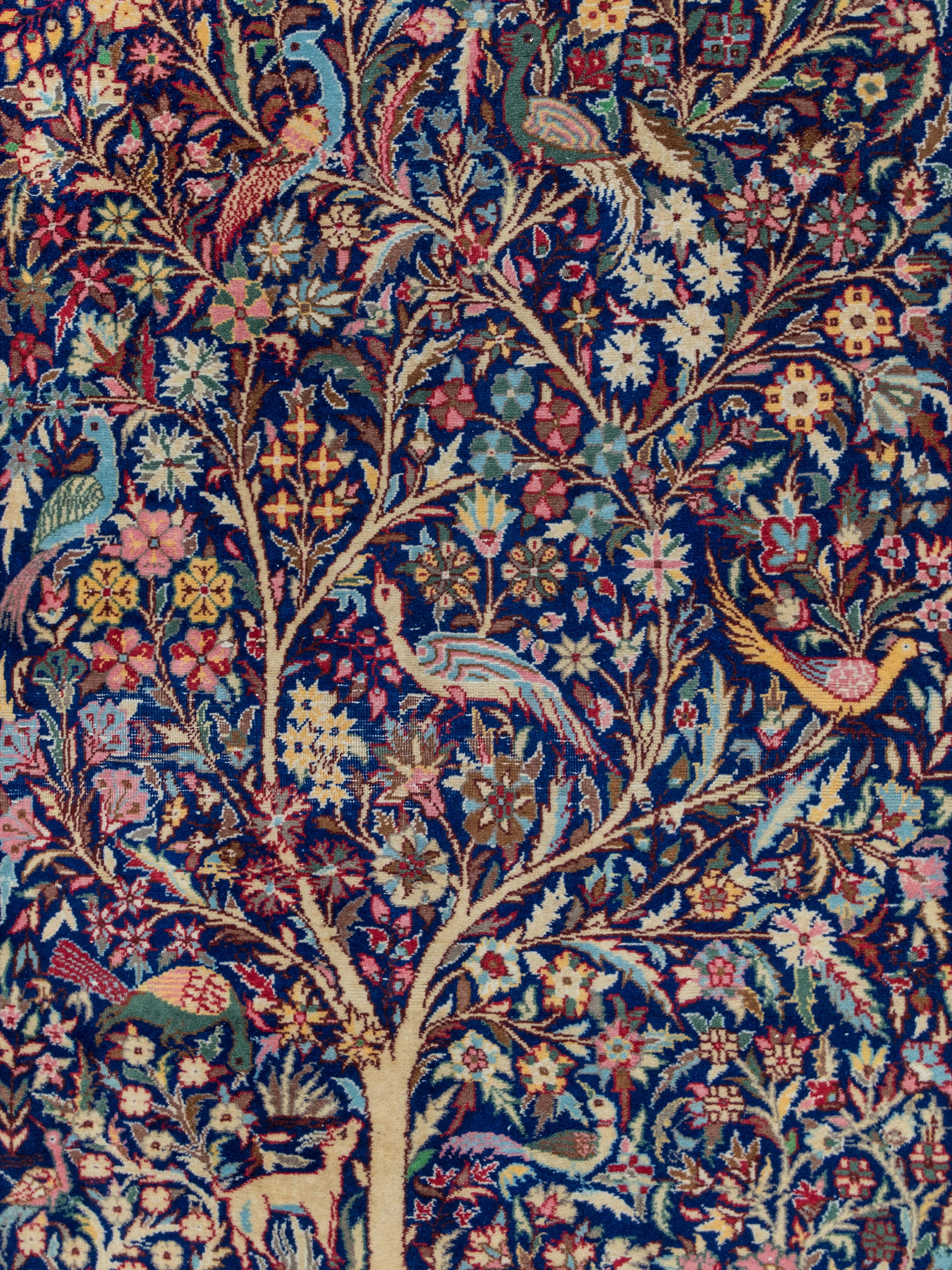 An Isfahan or Kirman Wool Rug