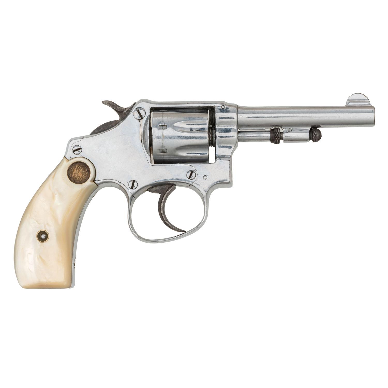 **Smith & Wesson Second Model Ladysmith .22 Hand-Ejector with Pearl Grips