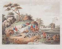 Dean WOLSTENHOLME, after - J.H. CLARKE, engraver Image 11 x 15 inches. Framed 21 x 24 inches. — Morning - Noon - Afternoon - Night