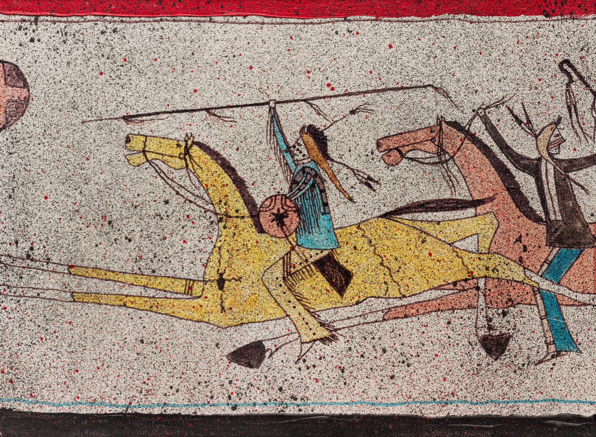 Fallen Warrior , diptych