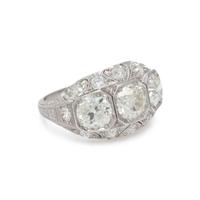 ART DECO, DIAMOND RING