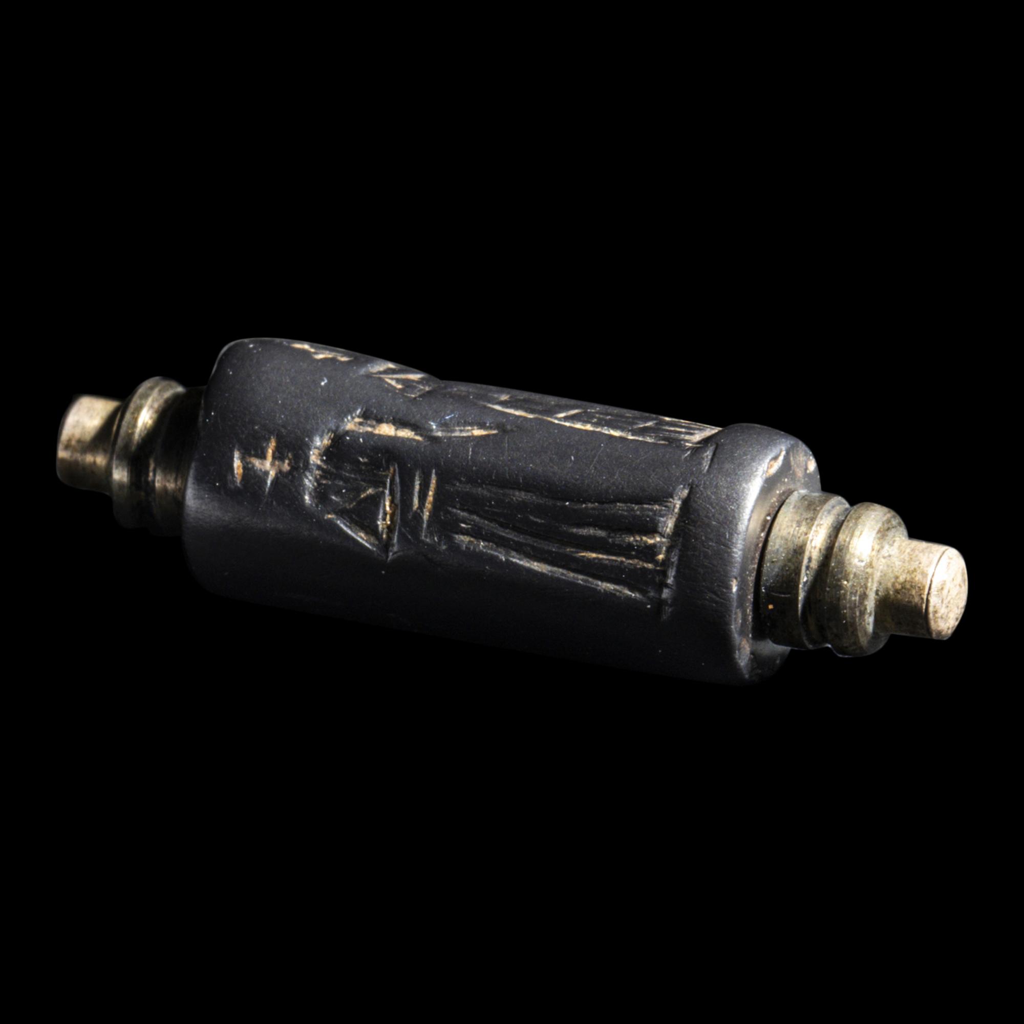 A Neo-Babylonian Hematite Cylinder Seal