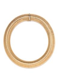 A 14 Karat Yellow Gold Necklace, Italian,