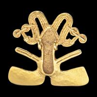 A Costa Rican Tumbaga Frog Pendant