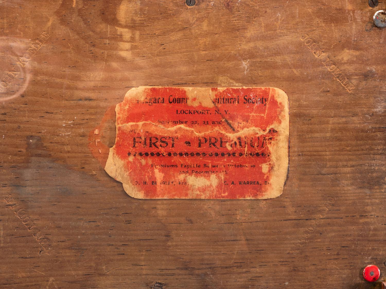 A New York Marquetry Award Sewing or Jewelry Box