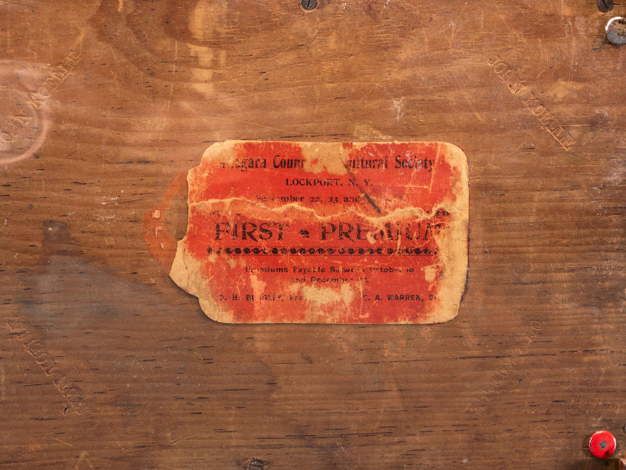 A New York Marquetry Award Sewing or Jewelry Box