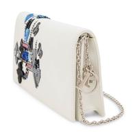 Christian Dior, Embellished White Clutch/Shoulder Bag