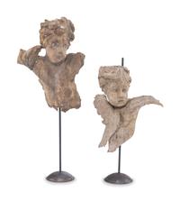 Two Papier-Mâché Casts from Cherub Sculptures