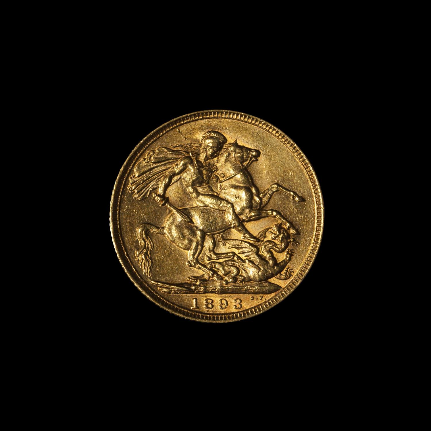 [GREAT BRITAIN] 1893 Victoria Gold Sovereign
