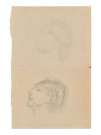 Études de Têtes (A Double-Sided Work)