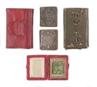 [MINIATURE BOOKS]. – [ALMANACS]. A group of 5 miniature almanacs, comprising: