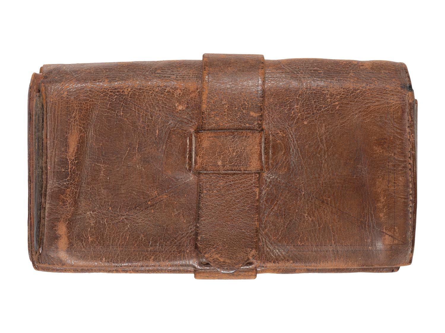 Charles D. Mowry, Company C, 17th Maine Infantry / 1st Maine Heavy Artillery. Inscribed wallet.