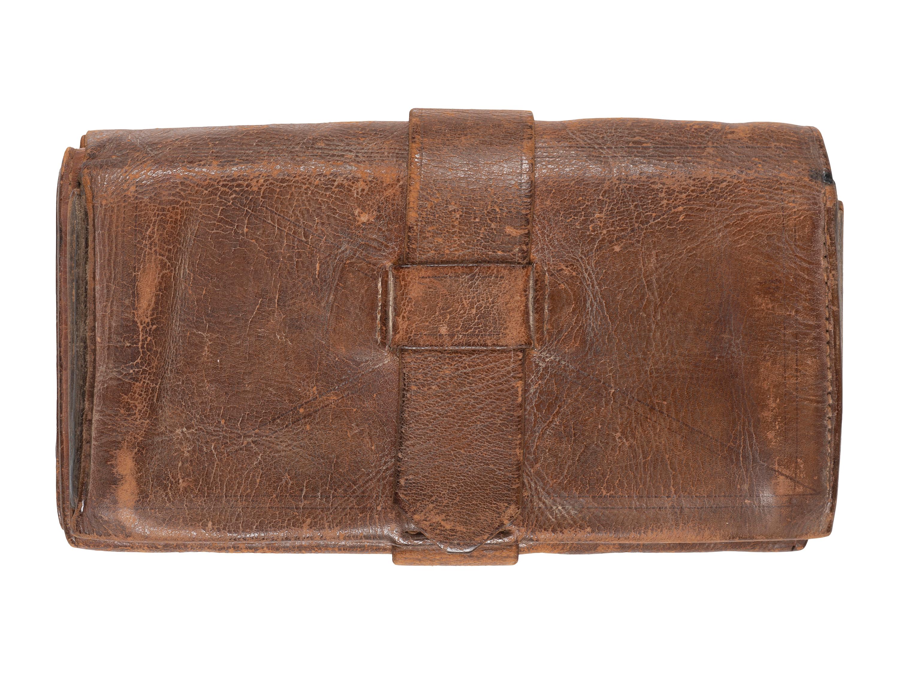 Charles D. Mowry, Company C, 17th Maine Infantry / 1st Maine Heavy Artillery. Inscribed wallet.