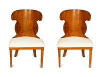 A Pair of Biedermeier Side Chairs