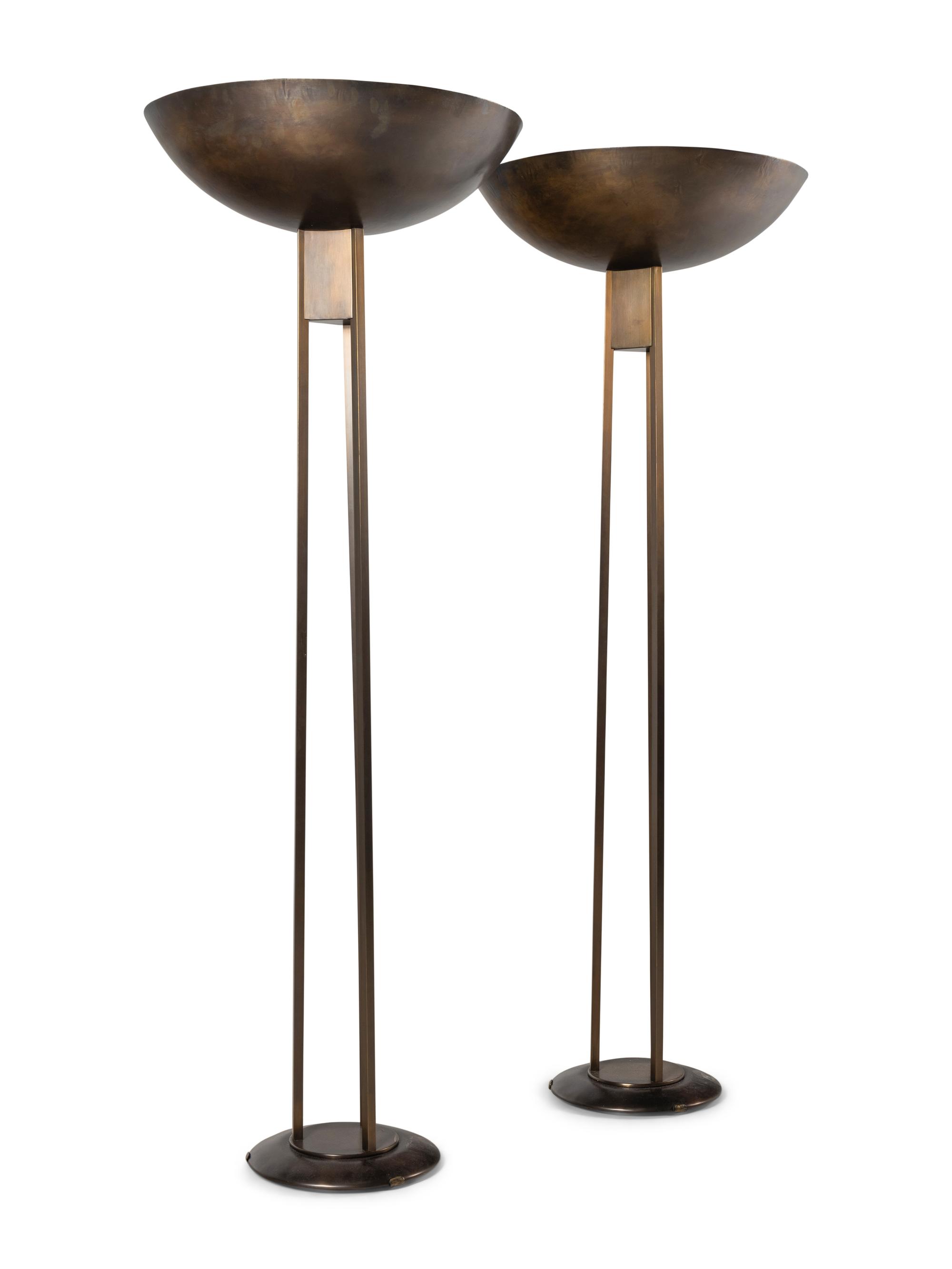 A Pair of Blackman Cruz Olympian Torchères
