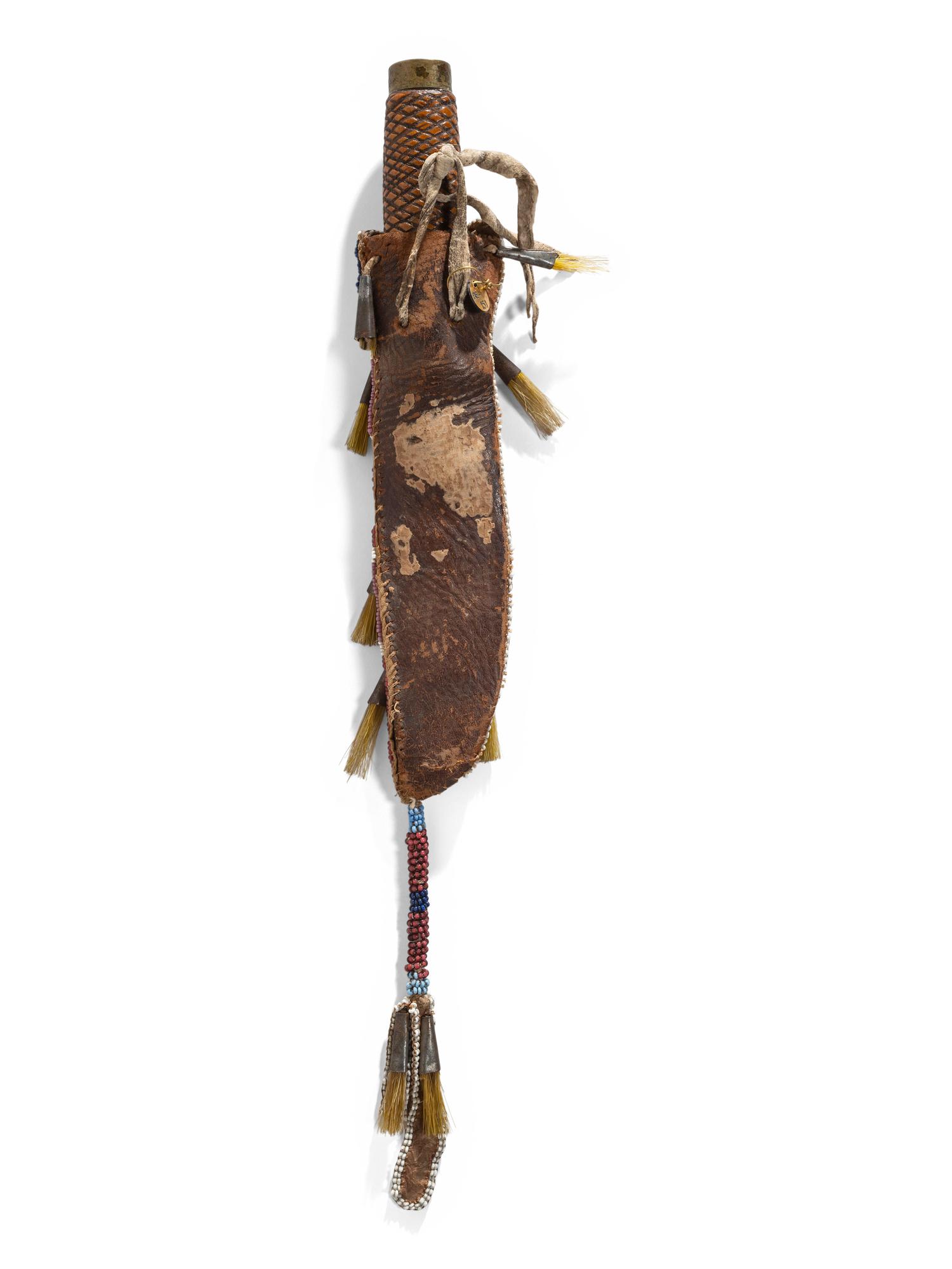 Northern Plains Beaded Knife Case, with Knife