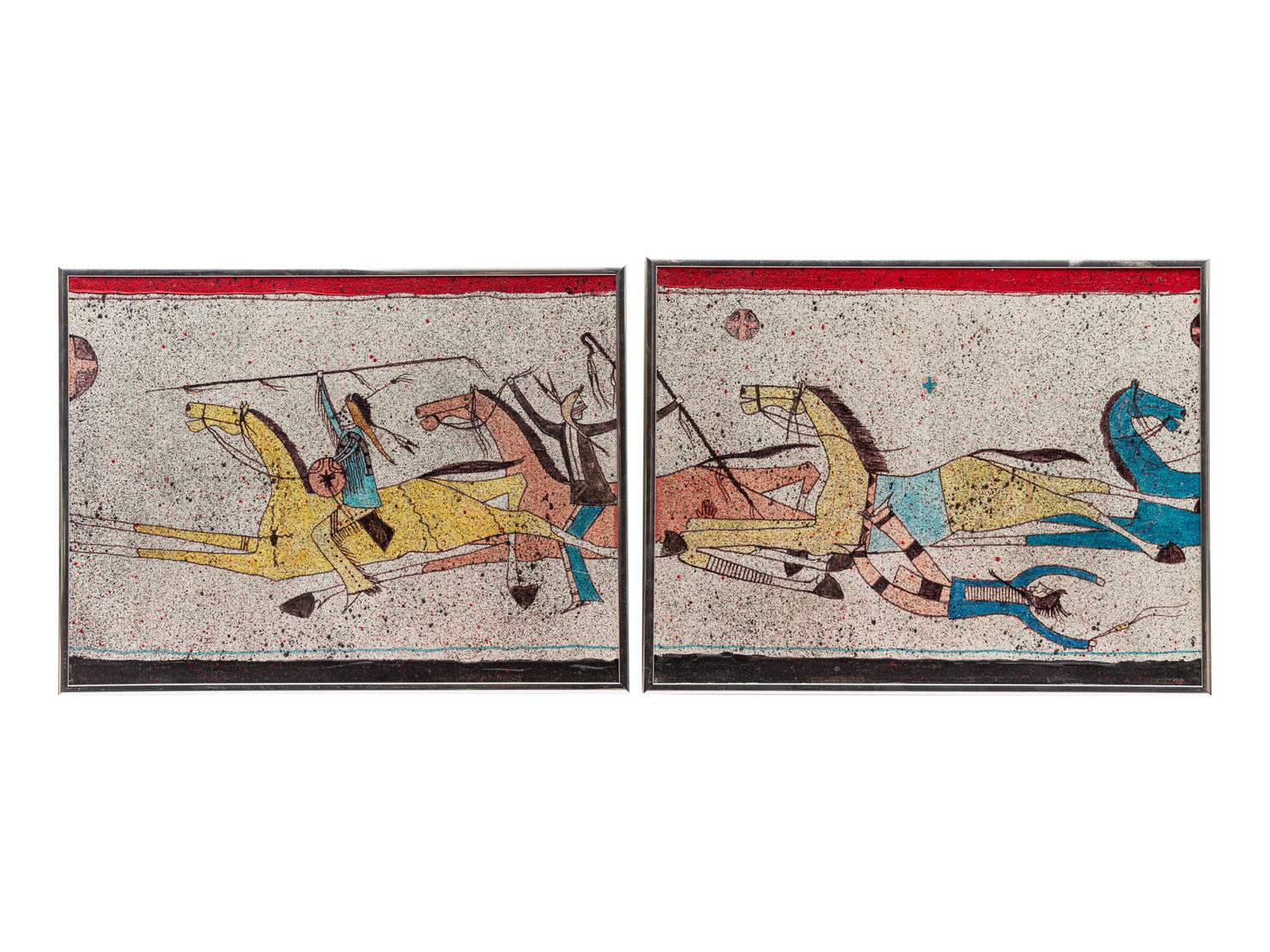 Fallen Warrior , diptych