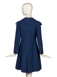Pauline Trigère, Blue Wool Coat