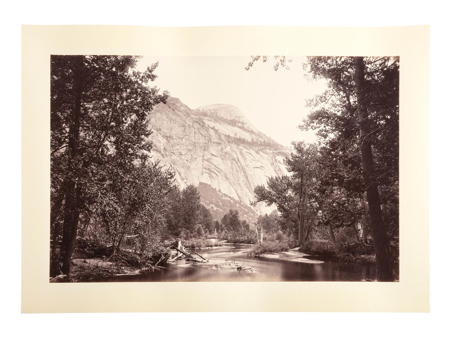 WATKINS, Carleton (1829-1916), photographer. Yo-semite Valley: Photographic Views of the Falls and Valley of Yo-semite in Mariposa County, California. San Francisco: N.p., 1863.