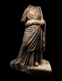 A Hellenistic Marble Statue of a Draped Woman