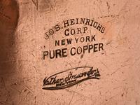 An American Copper Sauce Pot with Cover