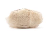 Antique fur embroidered bag