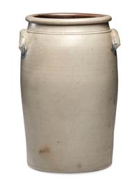 A Hamilton and Jones Eight-Gallon Stoneware Cooler