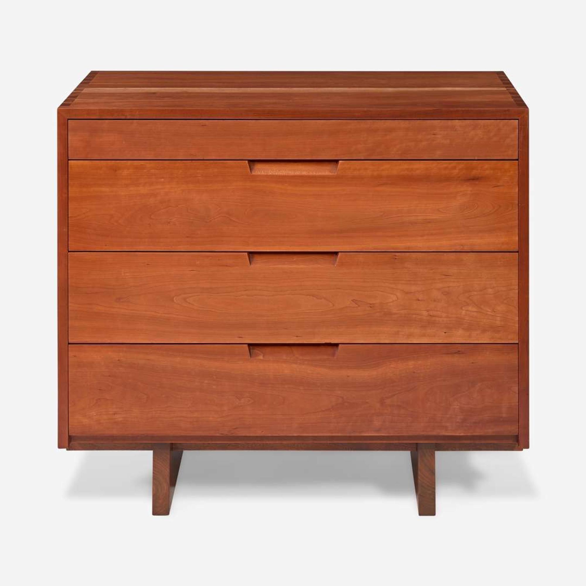 George Nakashima (American, 1905-1990) Single Chest of Drawers, New Hope, Pennsylvania, 1967