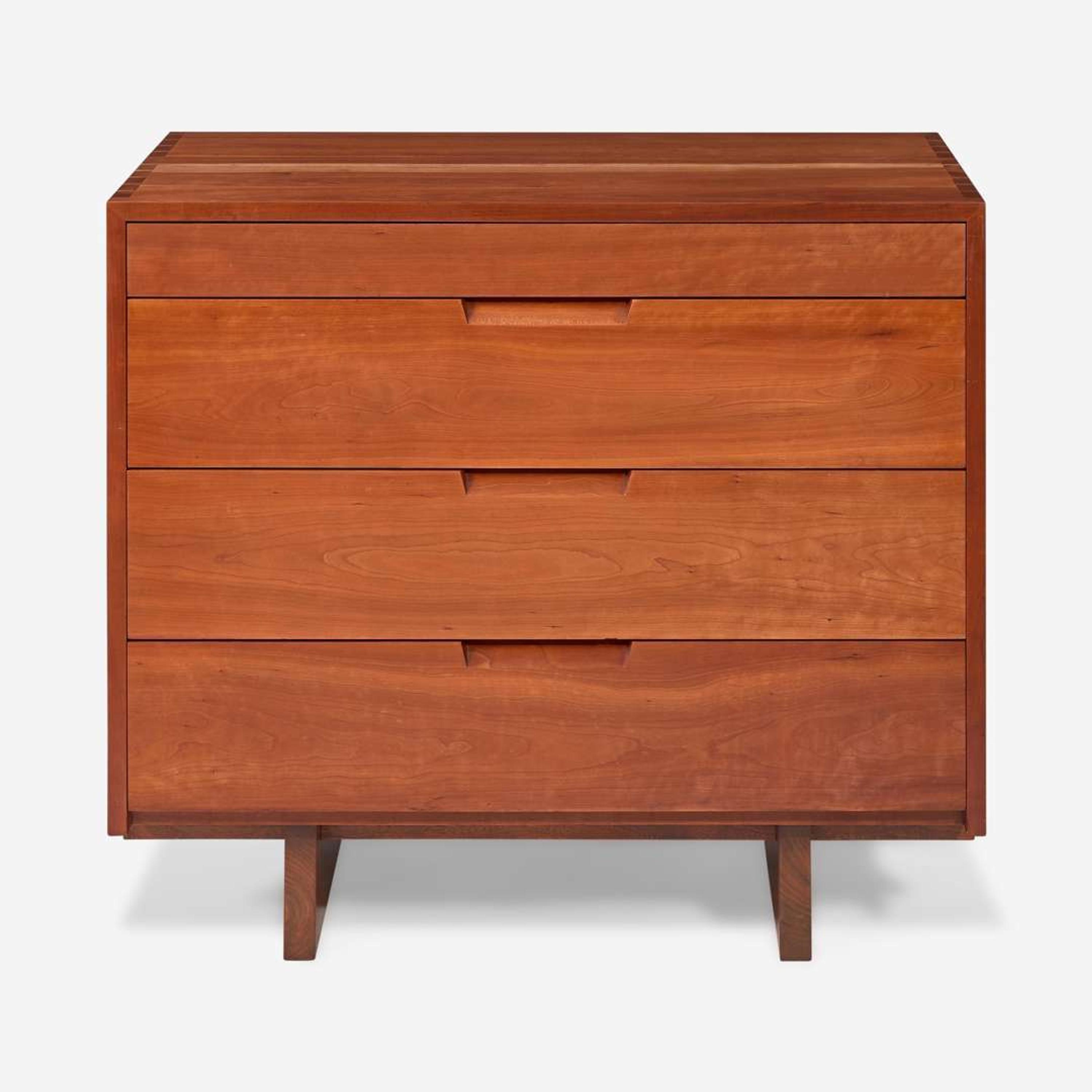 George Nakashima (American, 1905-1990) Single Chest of Drawers, New Hope, Pennsylvania, 1967