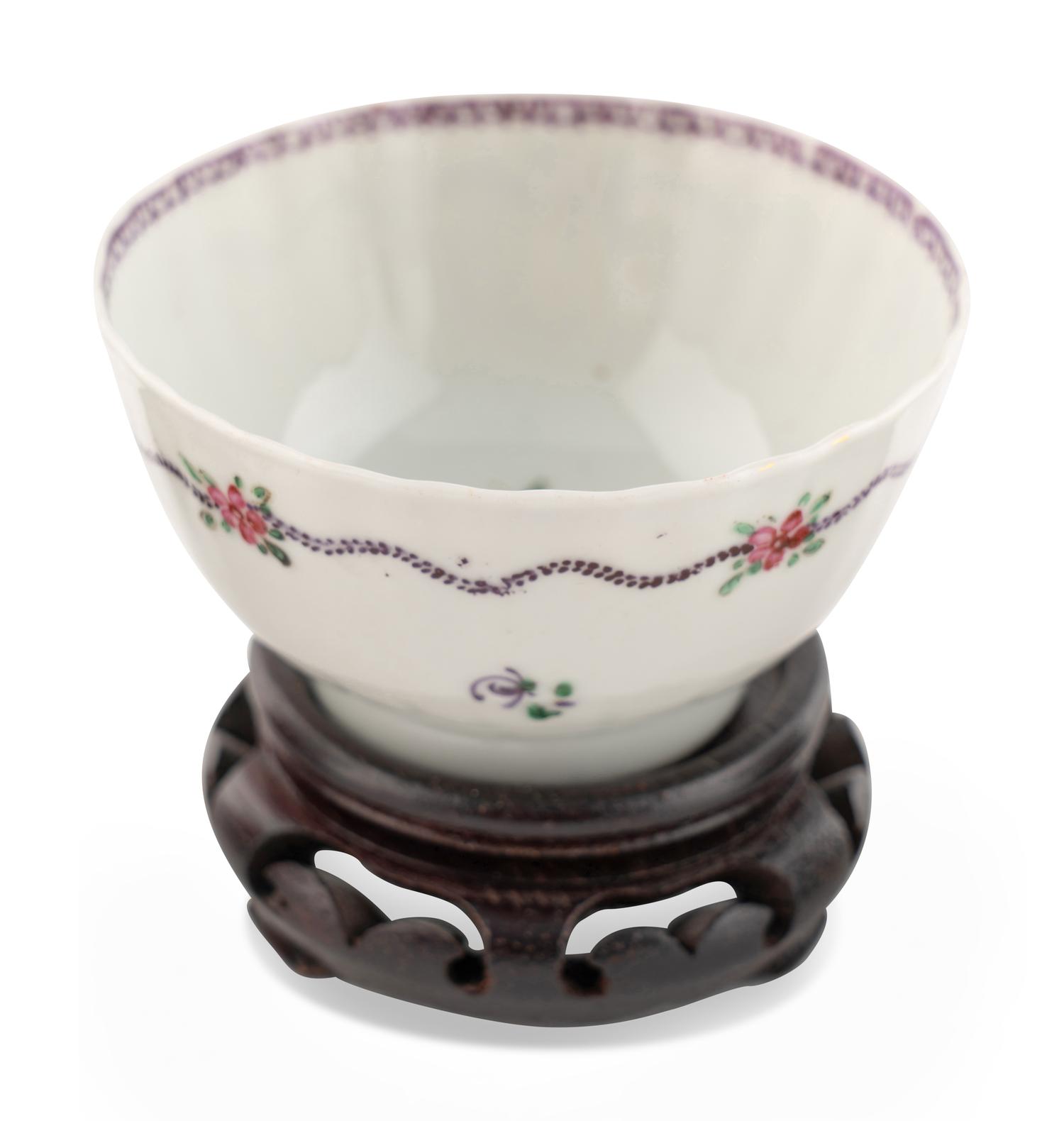 Three Chinese Export Porcelain Cups
