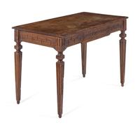 An Italian Carved Walnut Writing Desk