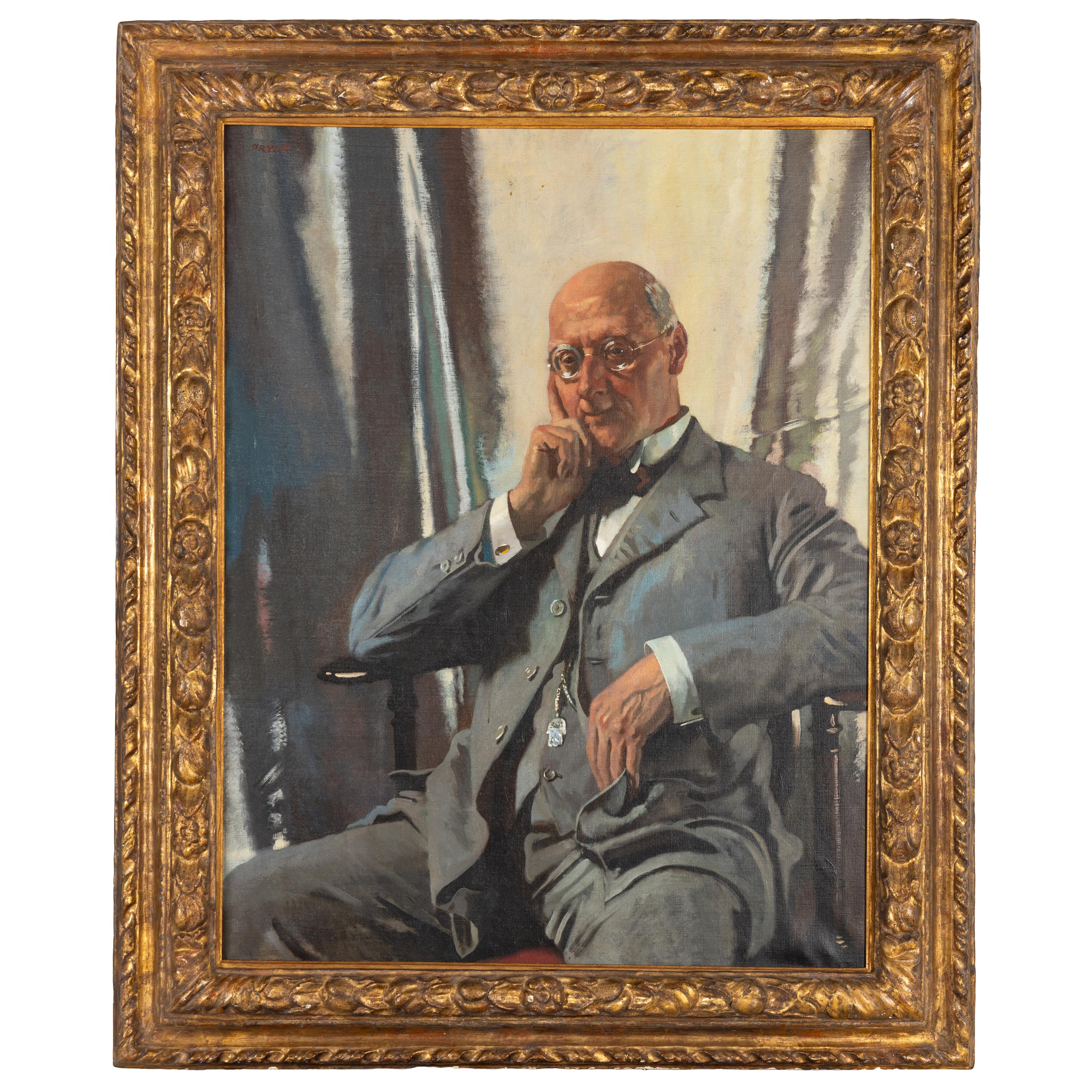 Sir William Newenham Montague Orpen (Irish, 1878-1931) — Portrait of Mr. Francis Henry Edward Livesay