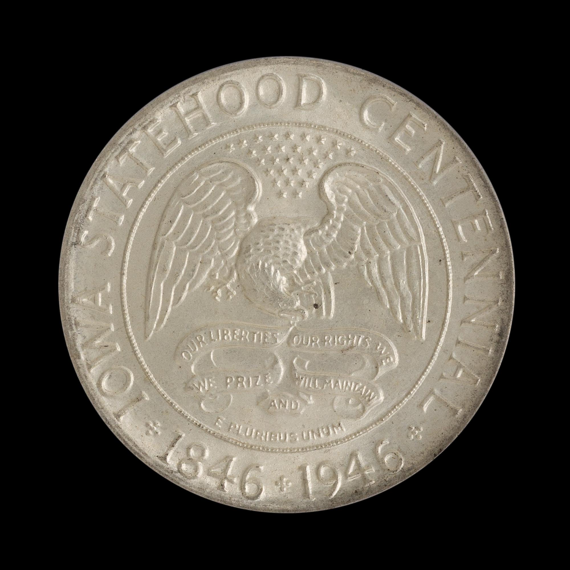 A United States 1946 Iowa Commemorative 50c Coin