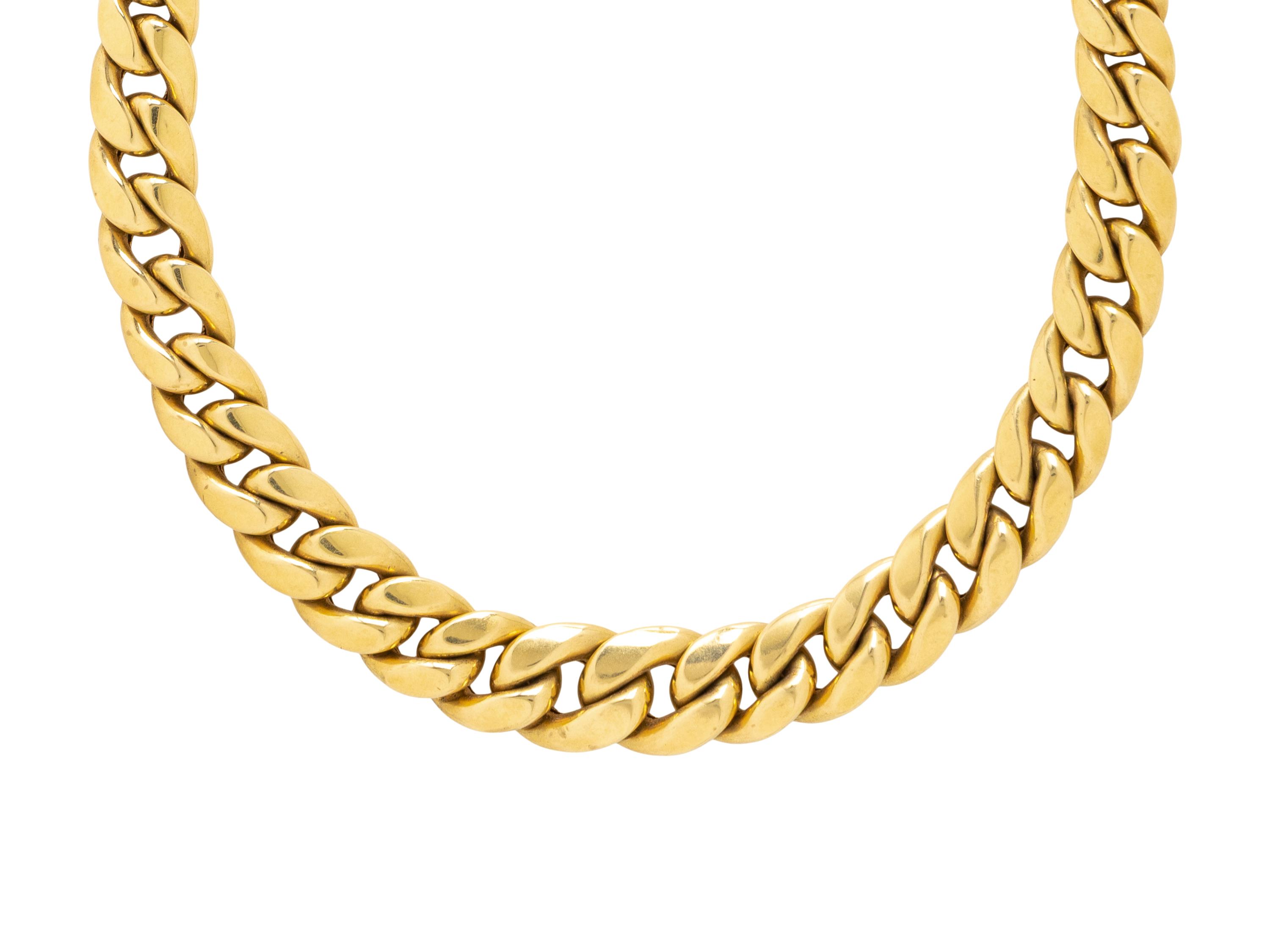 NICOLIS COLA, YELLOW GOLD NECKLACE