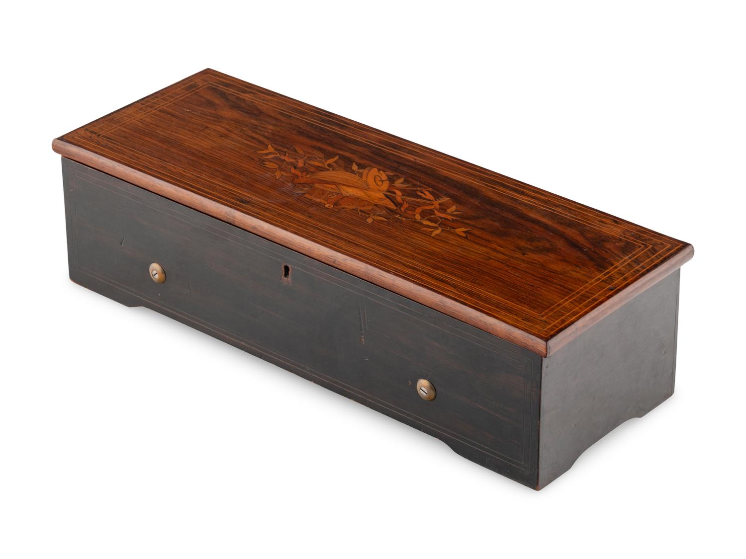 A Six Air Mandoline Music Box by Nicole Frères