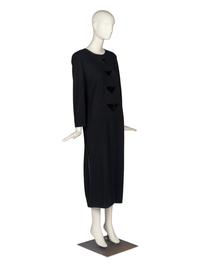 Pierre Cardin Haute Couture Dress with Vinyl Accents