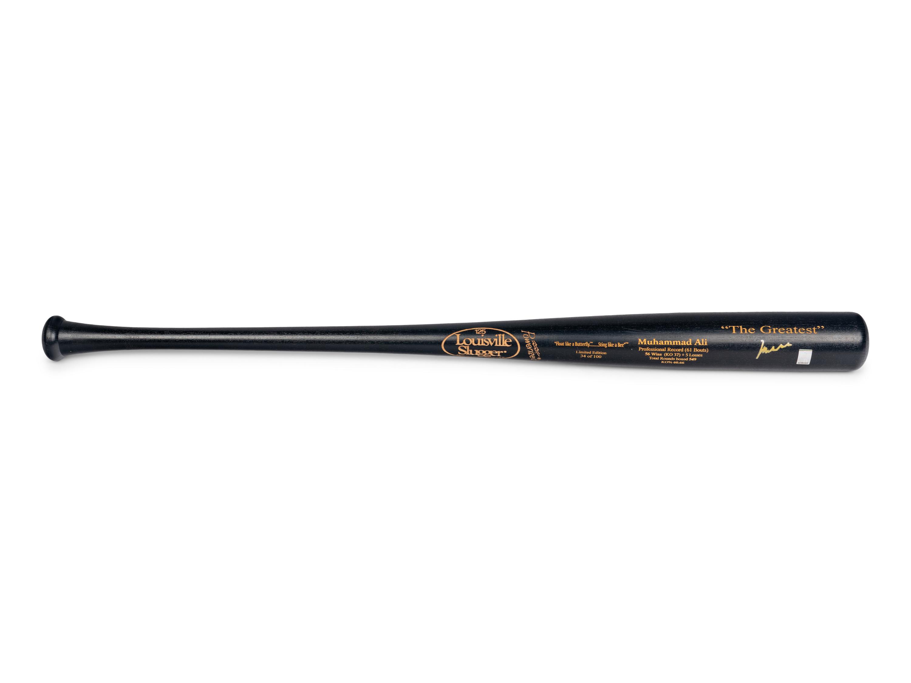 A Muhammad Ali Signed Autograph Louisville Slugger Baseball Bat (PSA / Ali Hologram)