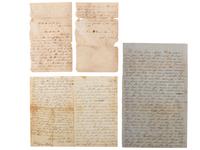 [AFRICAN AMERICANA] - [CIVIL WAR]. A group of 3 war-date letters associated with Fort Pillow and Memphis, comprising: