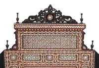 A Pair of Moorish Style Marquetry Mirrors
