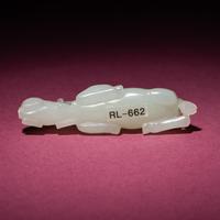 A Chinese White Jade 'Rams' Group, 18th/19th Century — 清中期 白玉雙羊把件