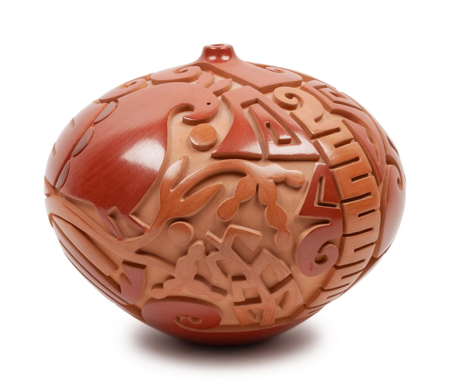 Redware Jar, January 1997