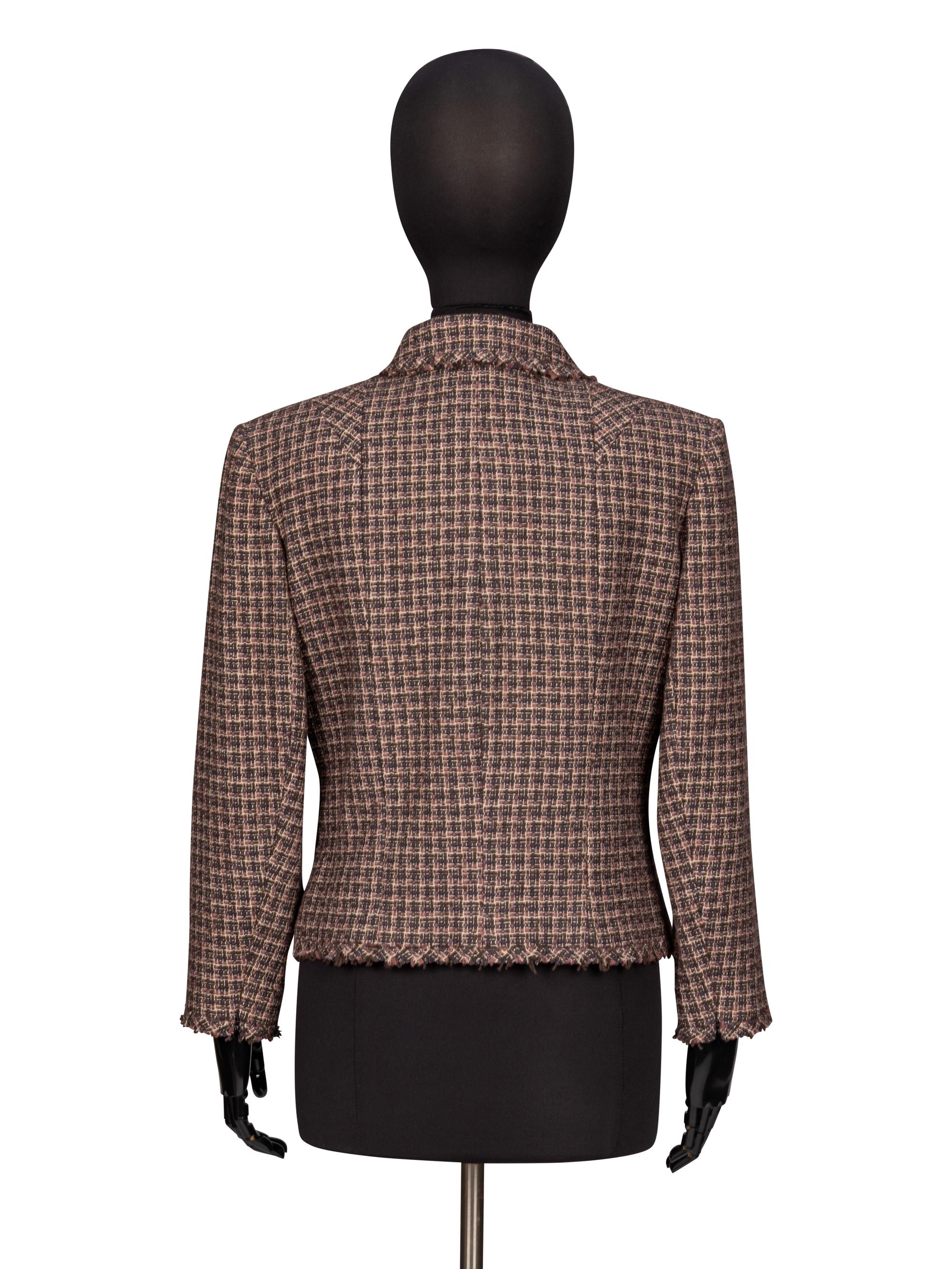Chanel, Tweed Jacket with Removable Camellia