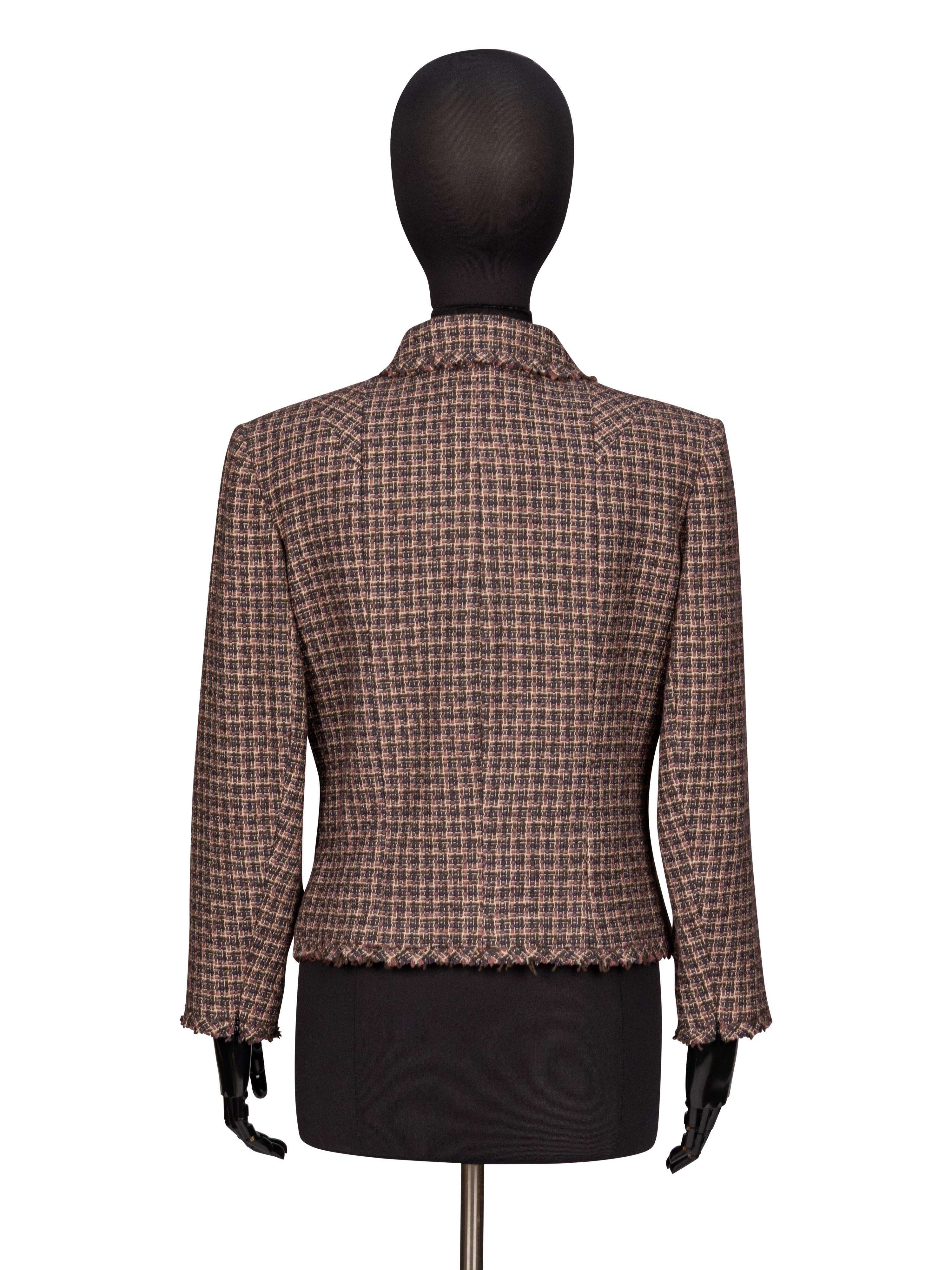 Chanel, Tweed Jacket with Removable Camellia