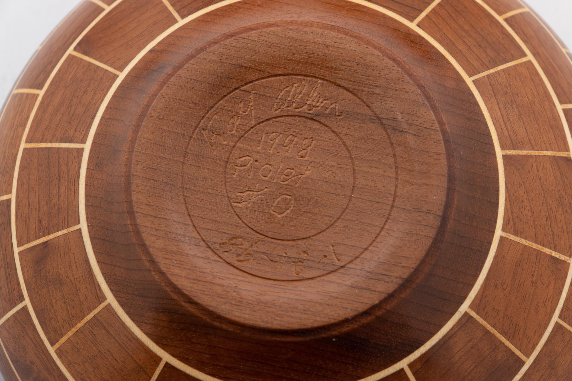 Five Turned Wood Vases by Ray Allen