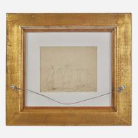 William Tylee Ranney (1813-1857) Four Works: Studies of Animals and Hunt Scenes