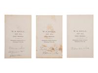 SOULE, William S. (1836-1908). A group of 3 CDVs of Comanche subjects. Fort Sill, Indian Territory. Ca late 1860s.