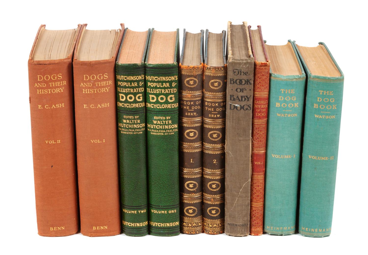 Ten Reference Books regarding Dogs