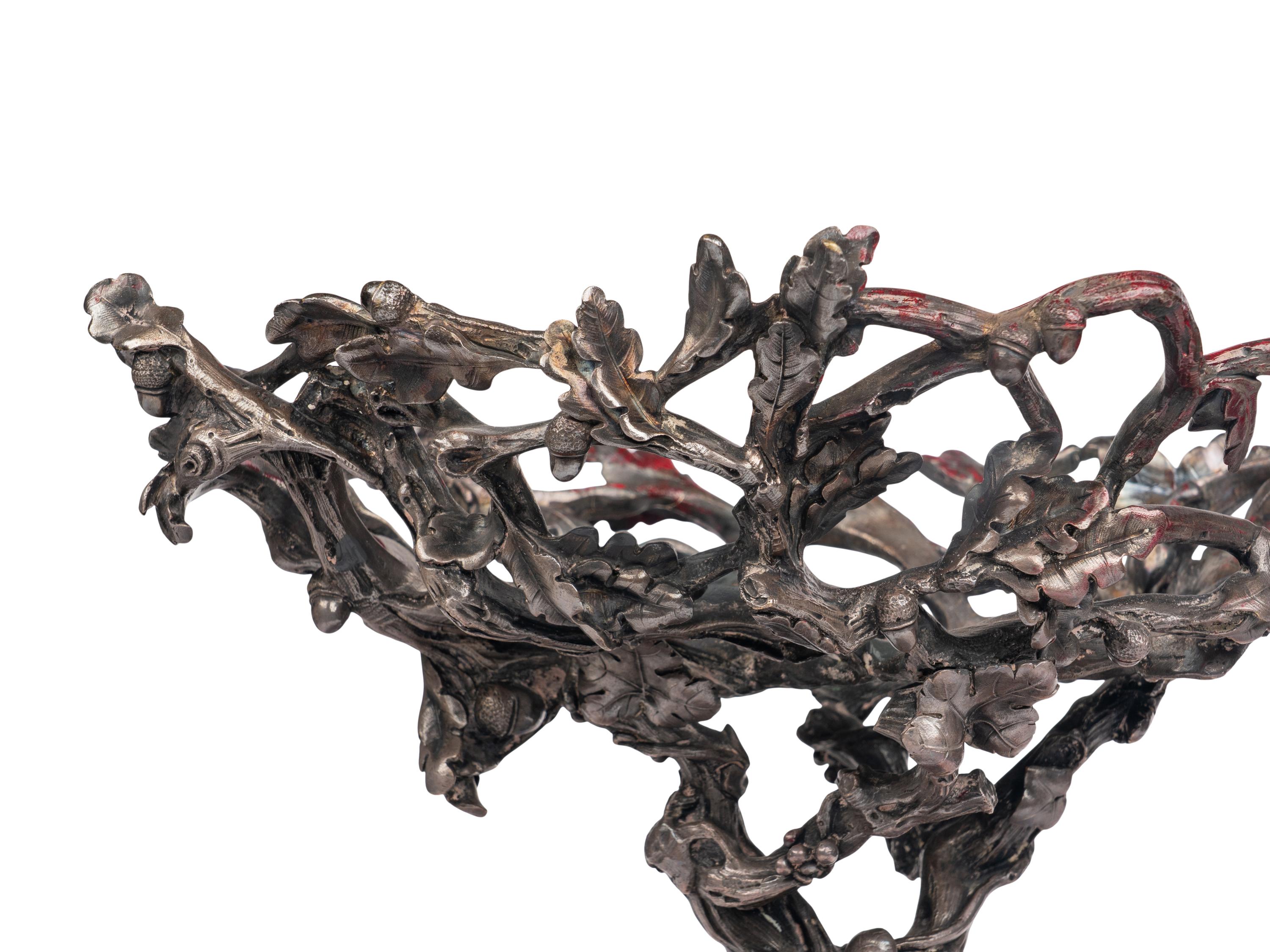 A Napoleon III Electroplated Bronze Centerpiece